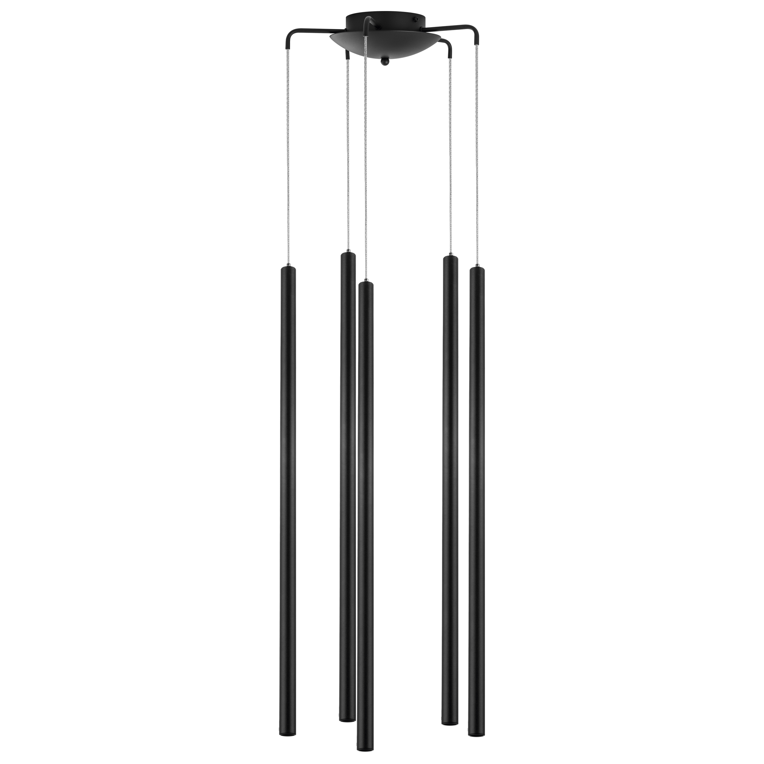 Люстра TUBO LED 25W 1500LM 25G ЧЕРНЫЙ 3000K (574727+747337 (5шт)