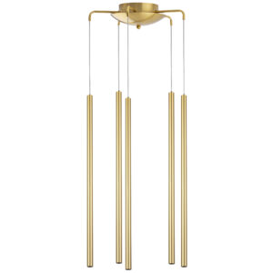 Люстра TUBO LED 25W 1600LM 25G ЗОЛОТО 4000K (574723+747343 (5шт)
