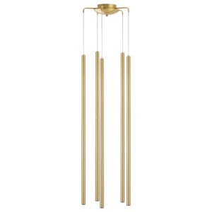 Люстра TUBO LED 25W 1500LM 25G ЗОЛОТО 3000K (574723+747433 (5шт)