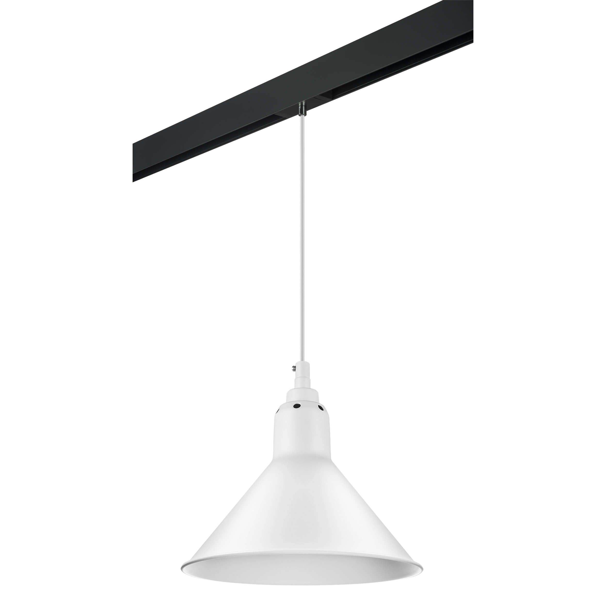 Светильник д/1-фазн трека LOFT 1х40W E14 БЕЛЫЙ/ЧЕРНЫЙ (765026+595007)
