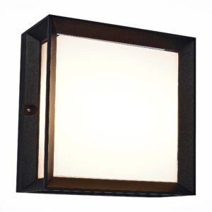 Светильник уличный потолочный ST-Luce Черный/Белый LED 1*12W 3000K