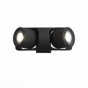 Светильник уличный настенный ST-Luce Черный/Черный, Прозрачный G5,3 2*3W