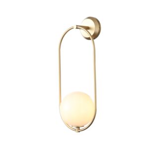 Светильник настенный ST-Luce Золотистый/Белый E14 1*40W