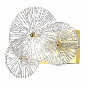 Бра ST-Luce Золотистый/Прозрачный E14 1*40W