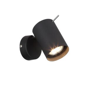 Спот ST-Luce Черный, Хром/Черный GU10 LED 1*3W