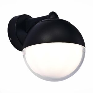 Светильник уличный настенный ST-Luce Черный/Белый E27 1*40W
