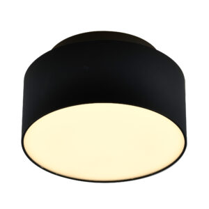 Светильник потолочный Черный LED 1*12+5W 3000K 1 190Lm Ra>90 120 ° IP20 D115xH62 85-265