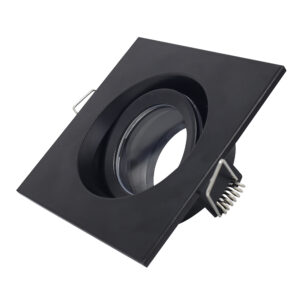 Св-к встр. Черный GU10 1*50W IP65 L96xW96xH45 220V Без ламп