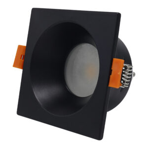 Св-к встр. Черный GU10 1*50W IP65 L85xW85xH53 220V Без ламп