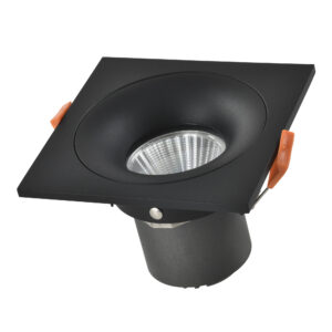 Св-к встр. Черный LED 1*10W 3000K 700Lm Ra>90 60° IP44 L100xW100xH66 85-265V