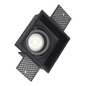 Св-к встр. Черный GU10 1*50W IP20 L91,5xW91,5xH5,2 220V Без ламп
