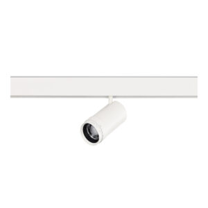 Магнитный трековый светильник ZOOM Белый LED 1*20W 3000K Lm Ra90 10-55° IP20 D60xH170 4