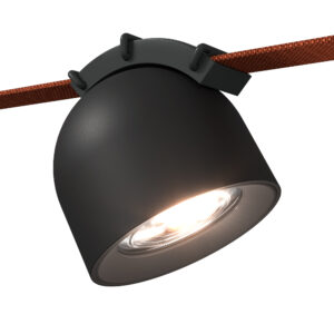 Св-к трек. Черный LED 1*12W 3000K 815Lm Ra90 38 IP20 D100xH107 48V