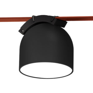 Св-к трек. Черный LED 1*12W 3000K 794Lm Ra90 120 IP20 D100xH107 48V