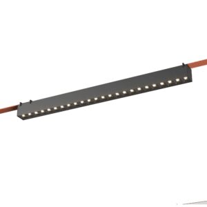 Св-к трек. Черный LED 1*24W 3000K 1 778Lm Ra90 24 IP20 L642xW40xH45 48V