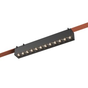 Св-к трек. Черный LED 1*12W 4000K 1 050Lm Ra90 24 IP20 L323xW40xH45 48V