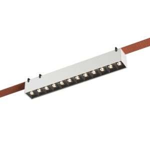 Св-к трек. Белый LED 1*12W 3000K 1 050Lm Ra90 24 IP20 L323xW40xH45 48V