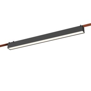 Св-к трек. Черный LED 1*24W 3000K 1 200Lm Ra90 120 IP20 L642xW40xH45 48V