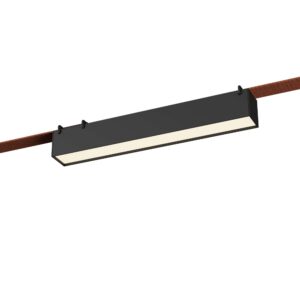 Св-к трек. Черный LED 1*12W 4000K 670Lm Ra90 120 IP20 L323xW40xH45 48V