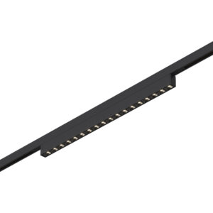 Магнитный трековый светильник Черный LED 1*15W 4000K 640Lm Ra>90 IP20 L292xW10xH18 24V