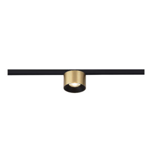 Магнитный трековый светильник Латунь LED 1*5W 3000K 350Lm Ra>90 36° IP20 D60xH43 24V