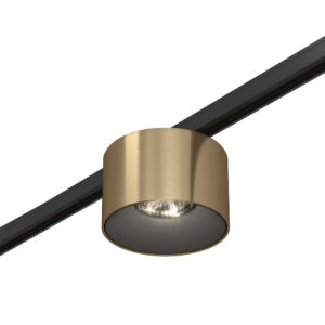 Магнитный трековый светильник Латунь LED 1*5W 4000K 350Lm Ra>90 36° IP20 D60xH43 24V