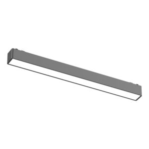 Магнитный трековый светильник Черный LED 1*10W 3000K 530Lm Ra>90 IP20 L315xW26xH24 48V