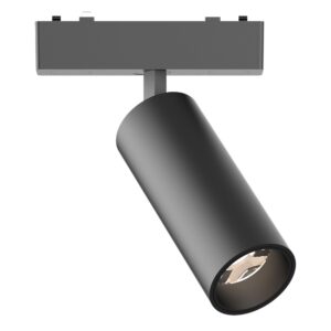 Магнитный трековый светильник Черный LED 1*9W 4000K 540Lm Ra>90 IP20 D44xH110 48V