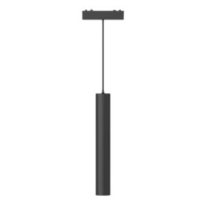 Магнитный трековый светильник Черный LED 1*7W 4000K 430Lm Ra>90 36° IP20 D30xH1650 48V