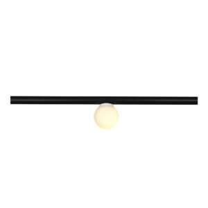 Магнитный трековый светильник Белый LED 1*3W 3000K Lm Ra>80 360° IP20 D60xH- 24V