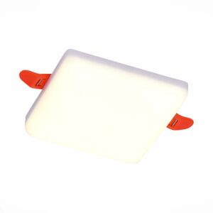 Св-к встр. Белый LED 1*8W 3000K 690Lm Ra80 120° IP20 L90xW90xH20 85-265V