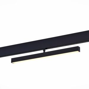 Магнитный трековый светильник Черный LED 1*12W 3000K 700Lm Ra>90 120° IP20 L405xW22,5xH