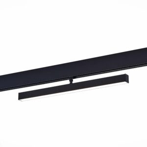 Магнитный трековый светильник Черный LED 1*12W 4000K 750Lm Ra>90 120° IP20 L405xW22,5xH