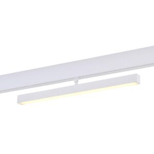 Магнитный трековый светильник Белый LED 1*12W 3000K 900Lm Ra>90 120° IP20 L405xW22,5xH9