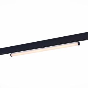 Магнитный трековый светильник Черный LED 1*10W 3000K 1 200Lm Ra>90 120° IP20 L604xW28xH
