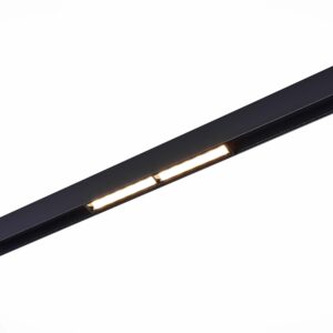 Магнитный трековый светильник Черный LED 1*12W 3000K 700Lm Ra>90 120° IP20 L220xW22xH46