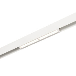 Магнитный трековый светильник Белый LED 1*12W 3000K 850Lm Ra>90 120° IP20 L220xW22xH46