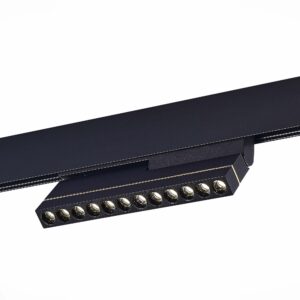 Магнитный трековый светильник Черный LED 1*12W 4000K 450Lm Ra>90 36° IP20 L220xW22xH117