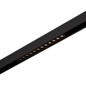Магнитный трековый светильник Черный LED 1*12W 4000K 550Lm Ra>90 36° IP20 L220xW22xH44