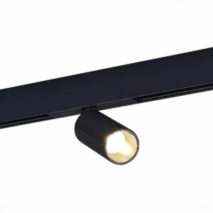 Магнитный трековый светильник Черный LED 1*12W 4000K 700Lm Ra>90 IP20 D50xH173 48VV