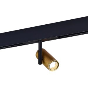 Магнитный трековый светильник Золотистый LED 1*8W 4000K 650Lm Ra>90 36° IP20 D42xH135 4