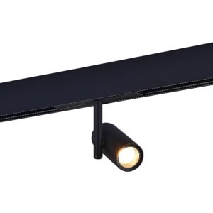 Магнитный трековый светильник Черный LED 1*8W 3000K 500Lm Ra>90 36° IP20 D42xH135 48VV