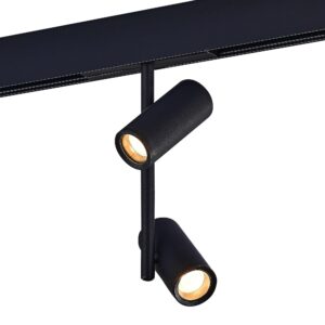 Магнитный трековый светильник Черный LED 1*16W 3000K 950Lm Ra>90 36° IP20 D45xH240 48VV