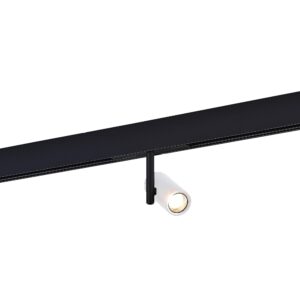 Магнитный трековый светильник Белый LED 1*8W 3000K 550Lm Ra>90 36° IP20 D42xH135 48VV