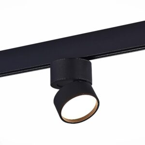 Магнитный трековый светильник Черный LED 1*9W 4000K 600Lm Ra>90 120° IP20 D85xH126 48V