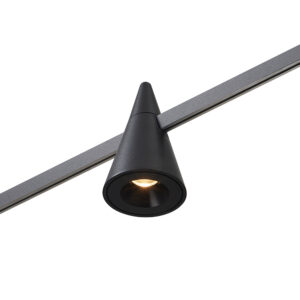 Магнитный трековый светильник FARM Черный LED 1*5W 3000K 325Lm Ra90 60 IP20 D70xH115 24