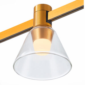 Магнитный трековый светильник FARM Золотистый LED 1*3W 3000K 89Lm Ra90 120 IP20 D90xH10