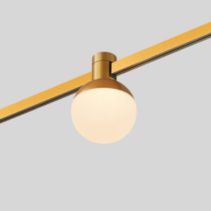 Магнитный трековый светильник FARM Золотистый LED 1*5W 3000K 89Lm Ra90 120 IP20 D75xH10