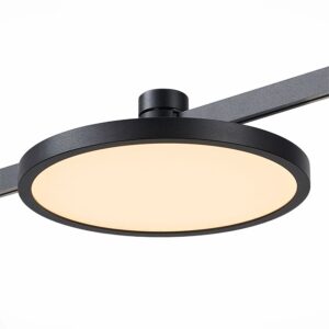 Магнитный трековый светильник FARM Черный LED 1*10W 4000K 500Lm Ra80 120 IP20 D168xH54