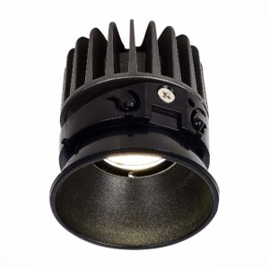 Светодиодный модуль Черный LED 1*12W 4000K 960Lm Ra90 36° IP20 D69xH85 220-240V(глянец)